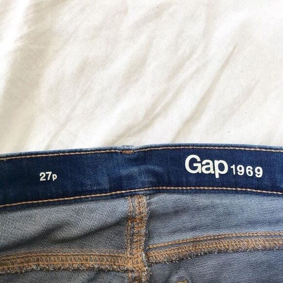 Gap 1969 mid rise indigo true skinny jeans 27P - Picture 6 of 8